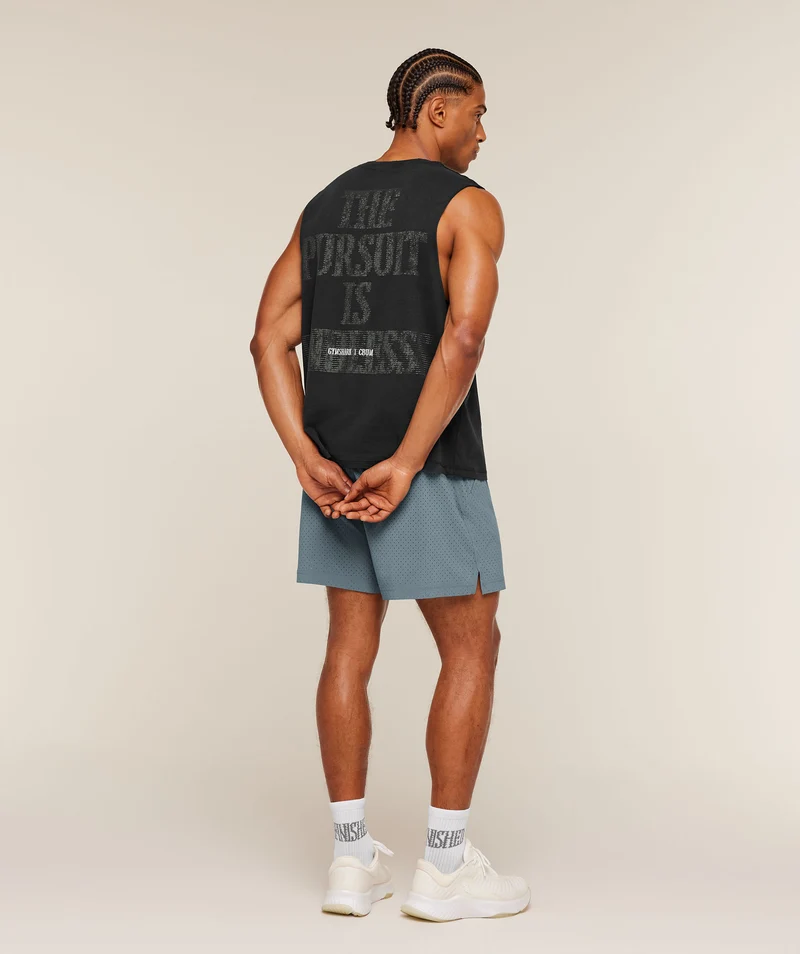 Gymshark x CBUM Short - Concrete Blue