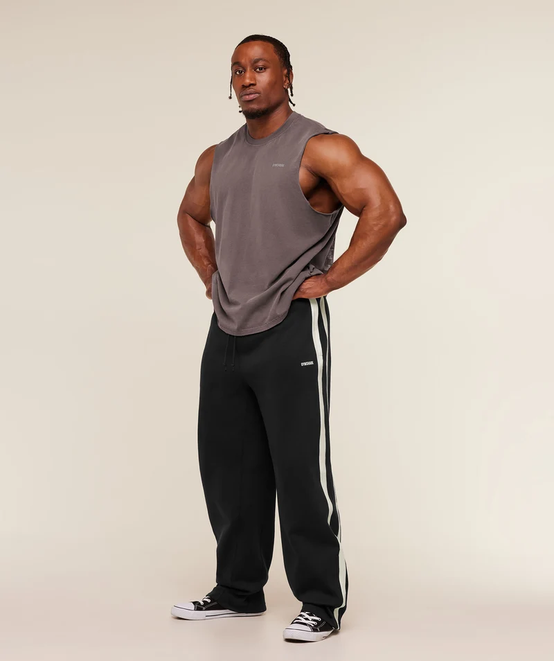 Gymshark x CBUM Washed Sleeveless T-Shirt - Greyed Purple