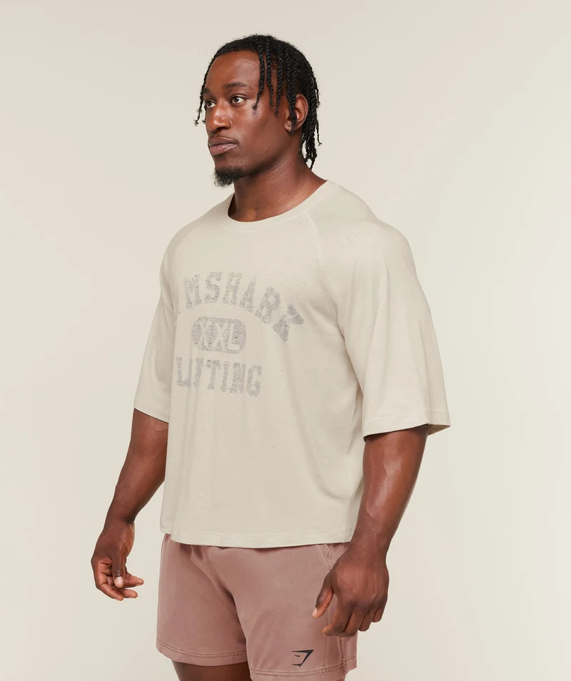 Gymshark Summer Pump T-Shirt - Pebble Grey