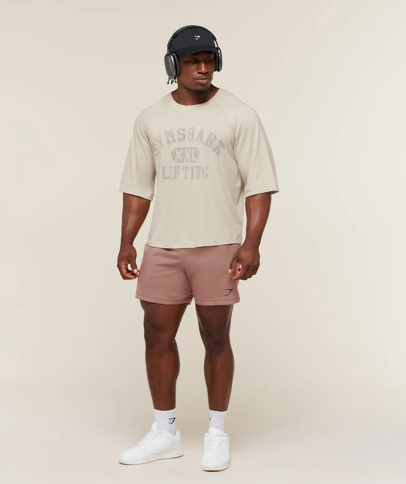 Gymshark Summer Pump T-Shirt - Pebble Grey