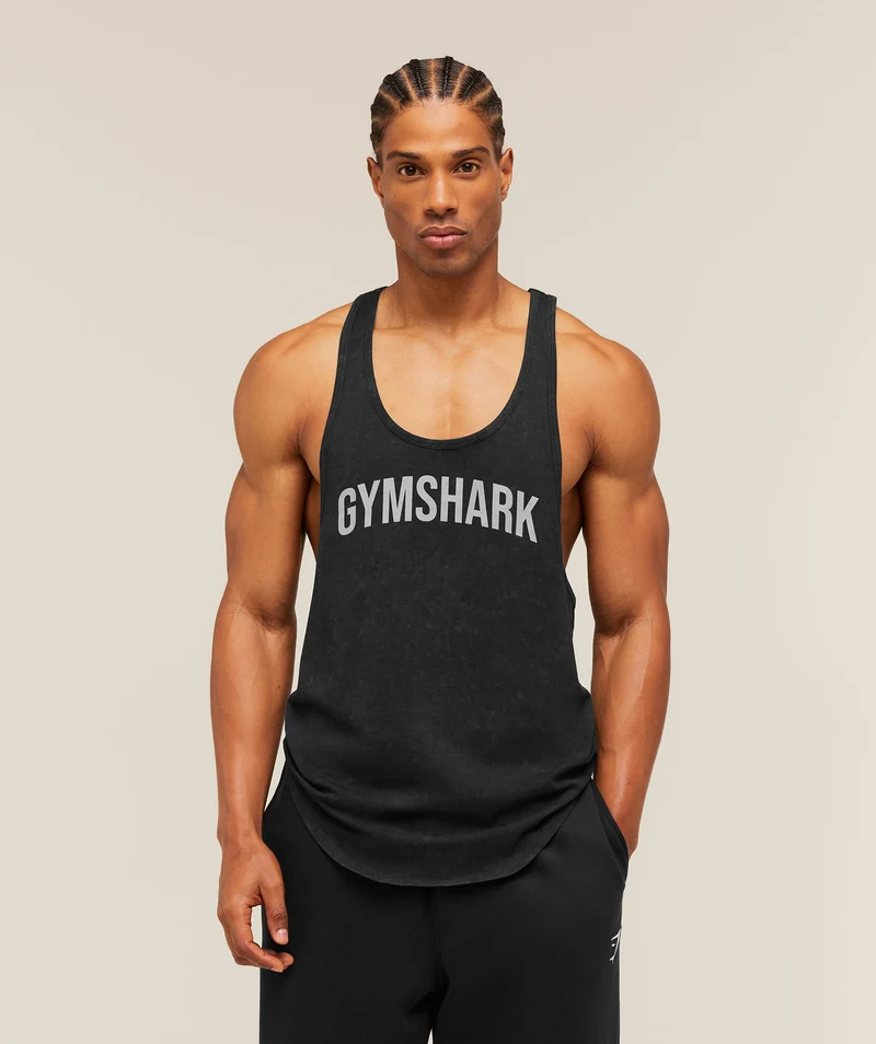 Gymshark x Frazetta Power Stringer - Black