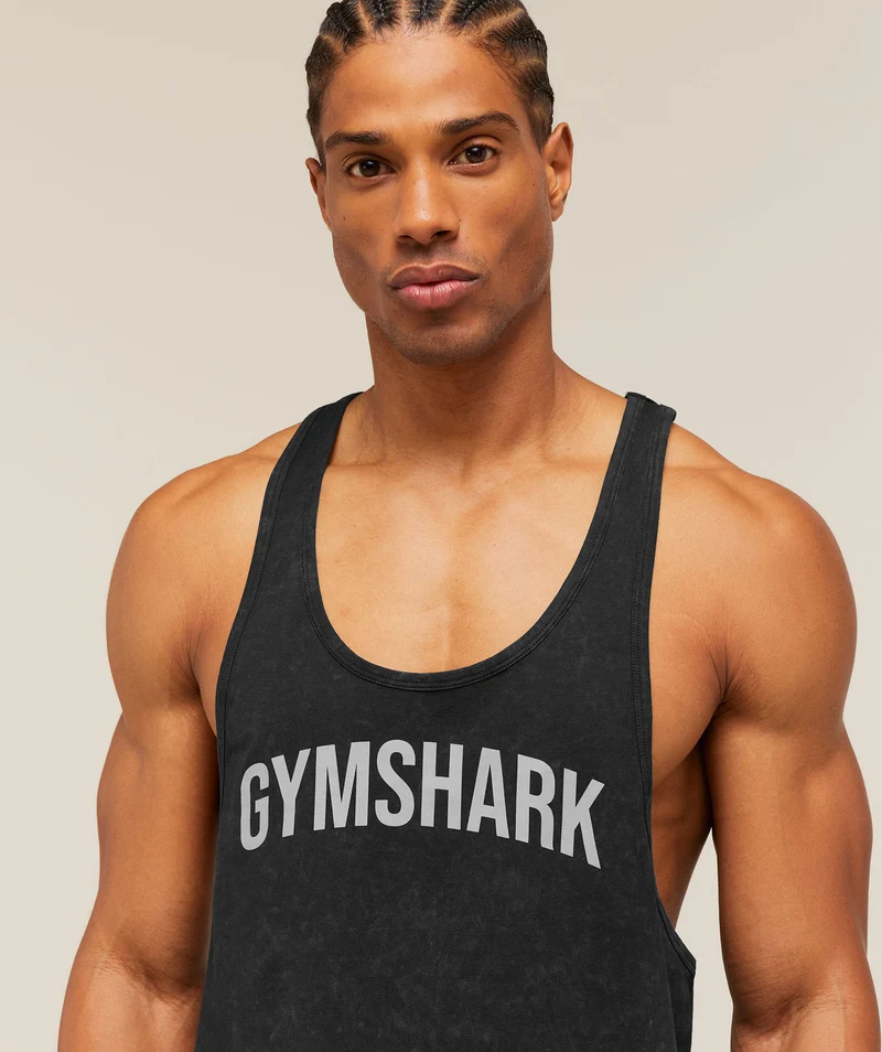 Gymshark x Frazetta Power Stringer - Black