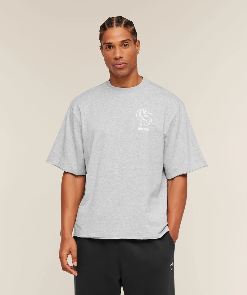Gymshark Performance T-Shirt - Light Grey Core Marl