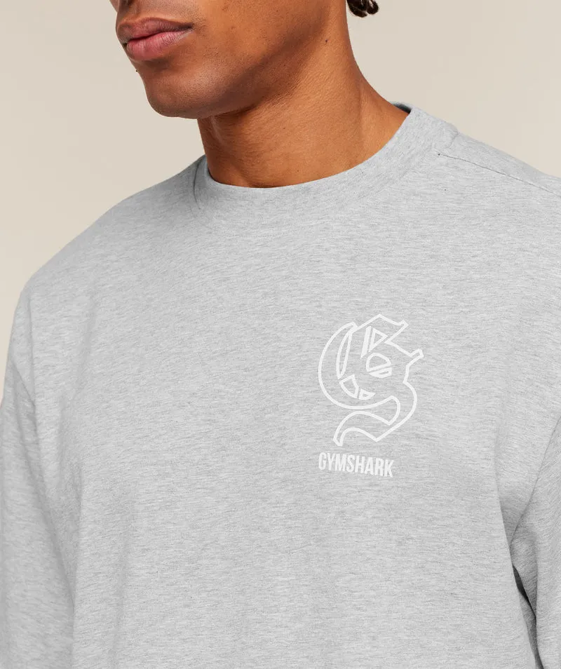 Gymshark Performance T-Shirt - Light Grey Core Marl