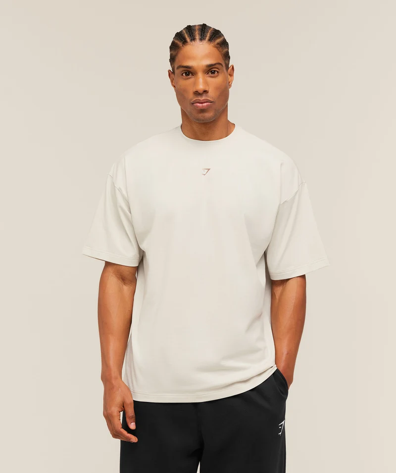 Gymshark x Frazetta Power T-Shirt - Tinted White