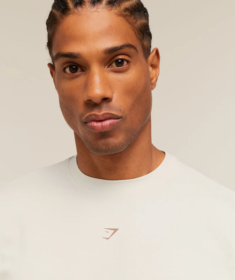 Gymshark x Frazetta Power T-Shirt - Tinted White