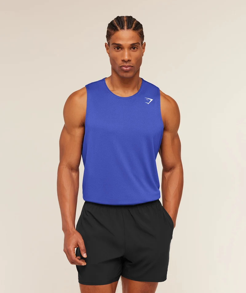 Gymshark Arrival Tank - Force Blue