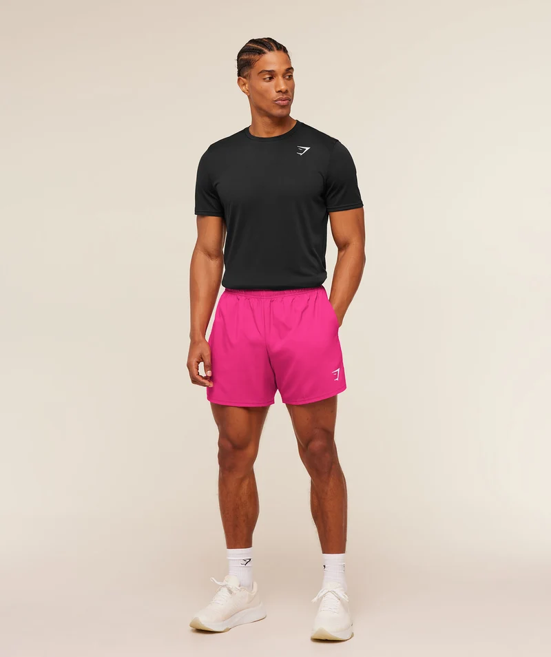 Gymshark Arrival 5" Shorts - Super-Set Pink
