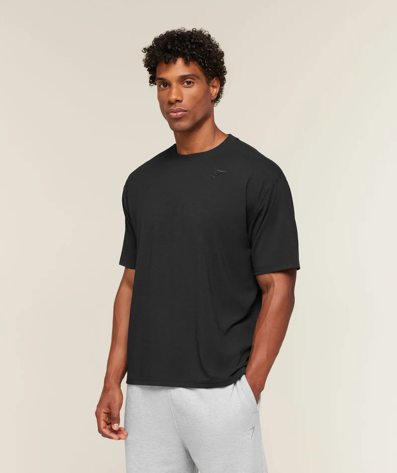 Gymshark Campus Crest T-Shirt - Black