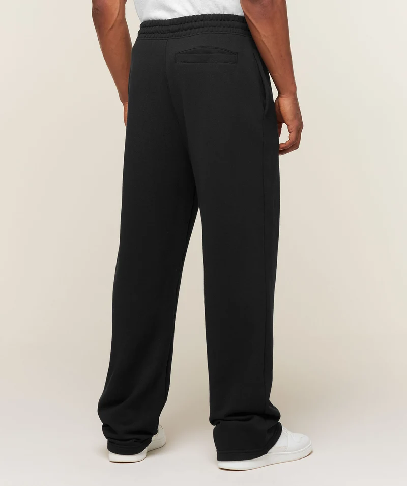 Gymshark Campus Crest Wide Leg Sweatpant - Black