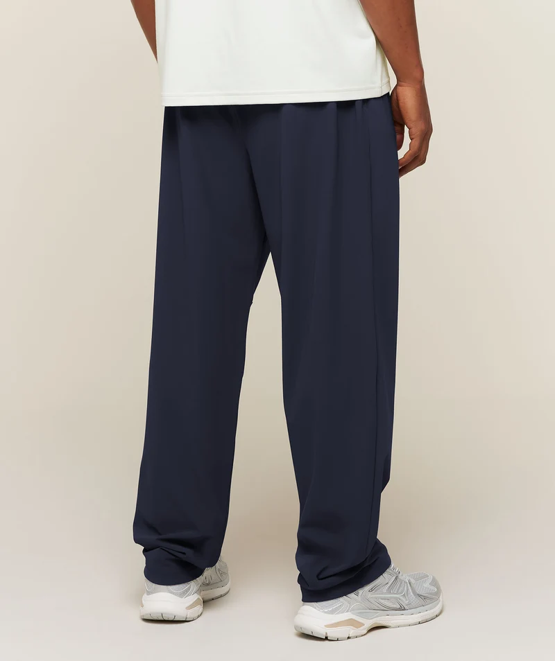 Gymshark Campus Crest Oversized Woven Pant - Heavy Blue