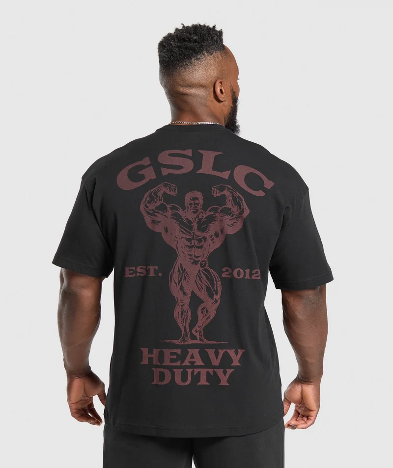 Gymshark Heavy Duty T-Shirt - Black