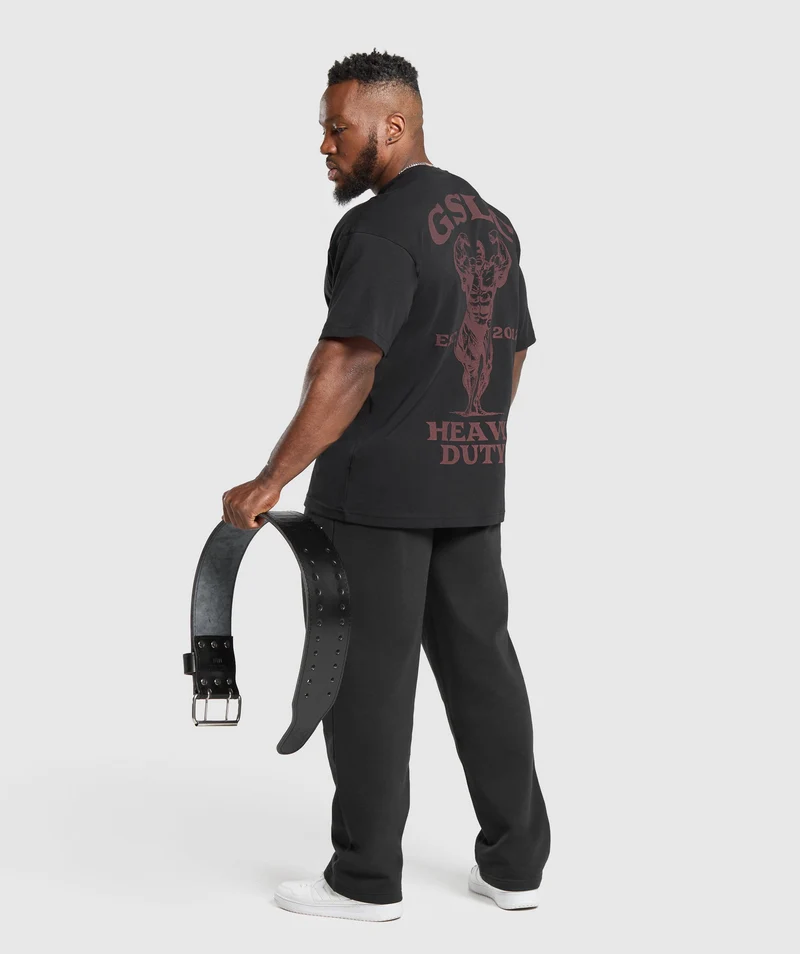 Gymshark Heavy Duty T-Shirt - Black