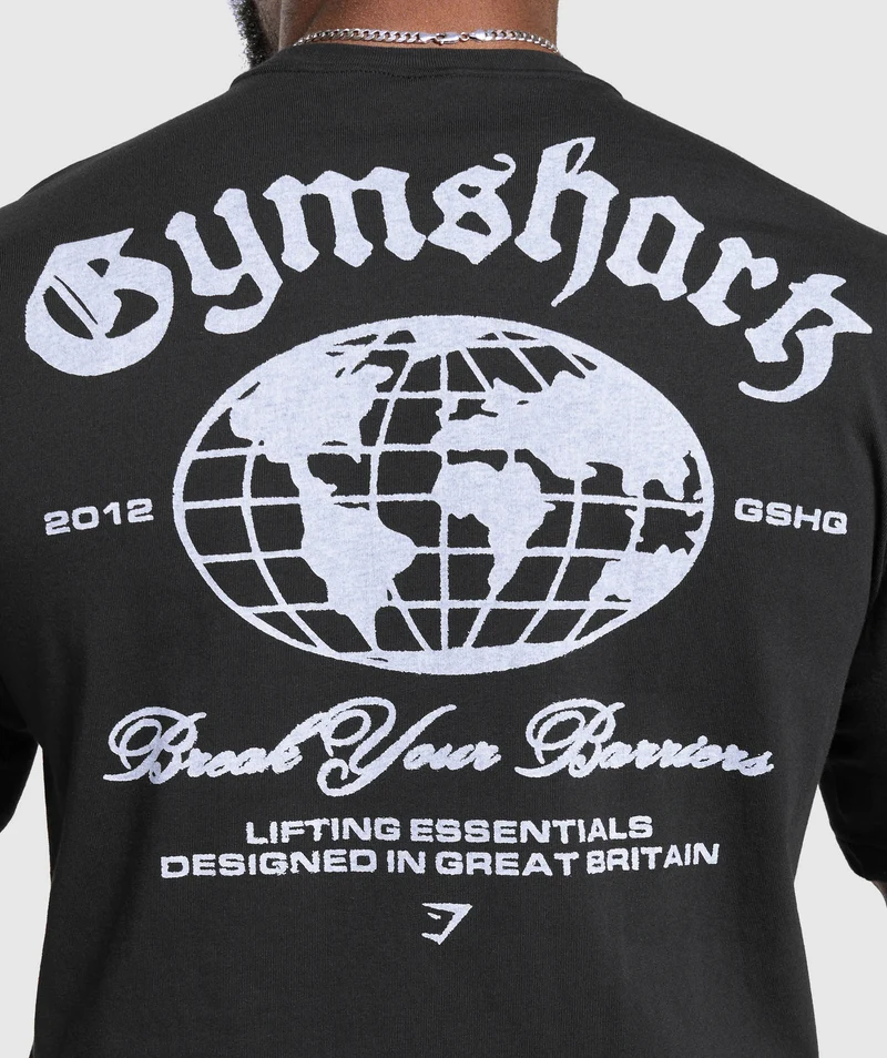 Gymshark Break Your Barriers T-Shirt - Black