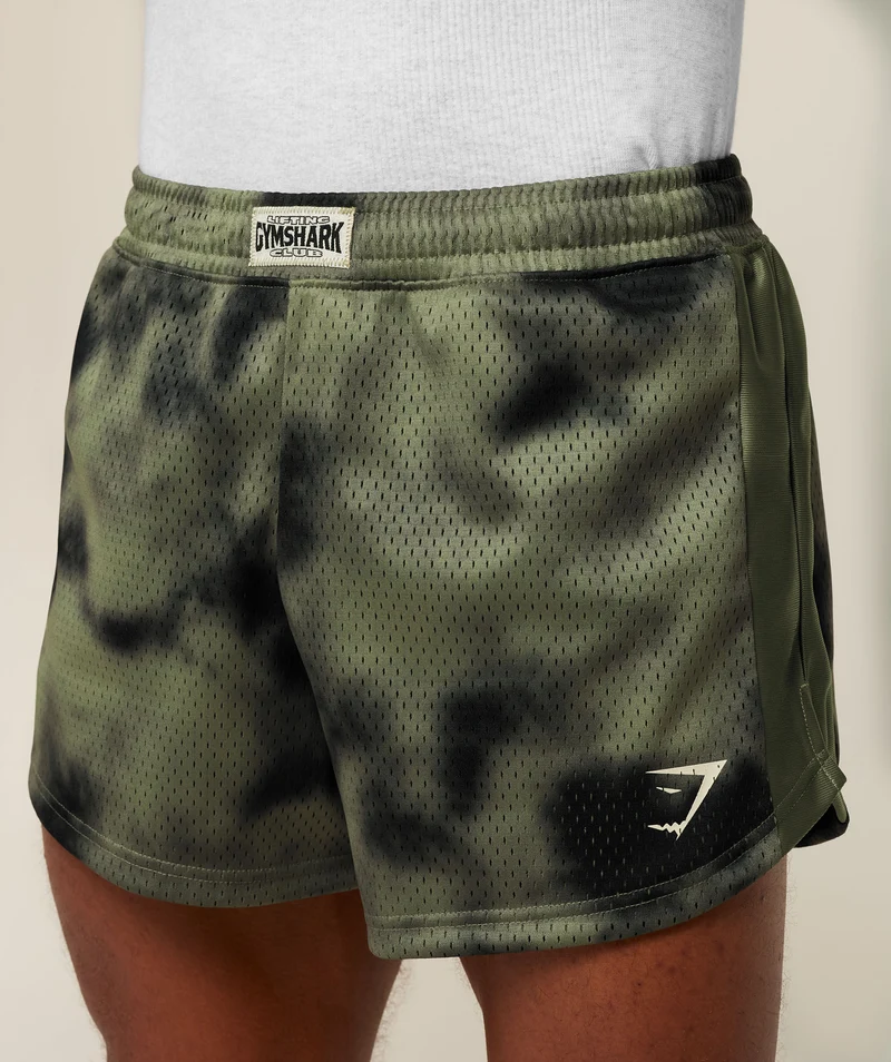 Gymshark Lifting Icons 3" Shorts - Grounded Green