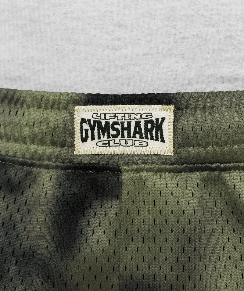 Gymshark Lifting Icons 3" Shorts - Grounded Green