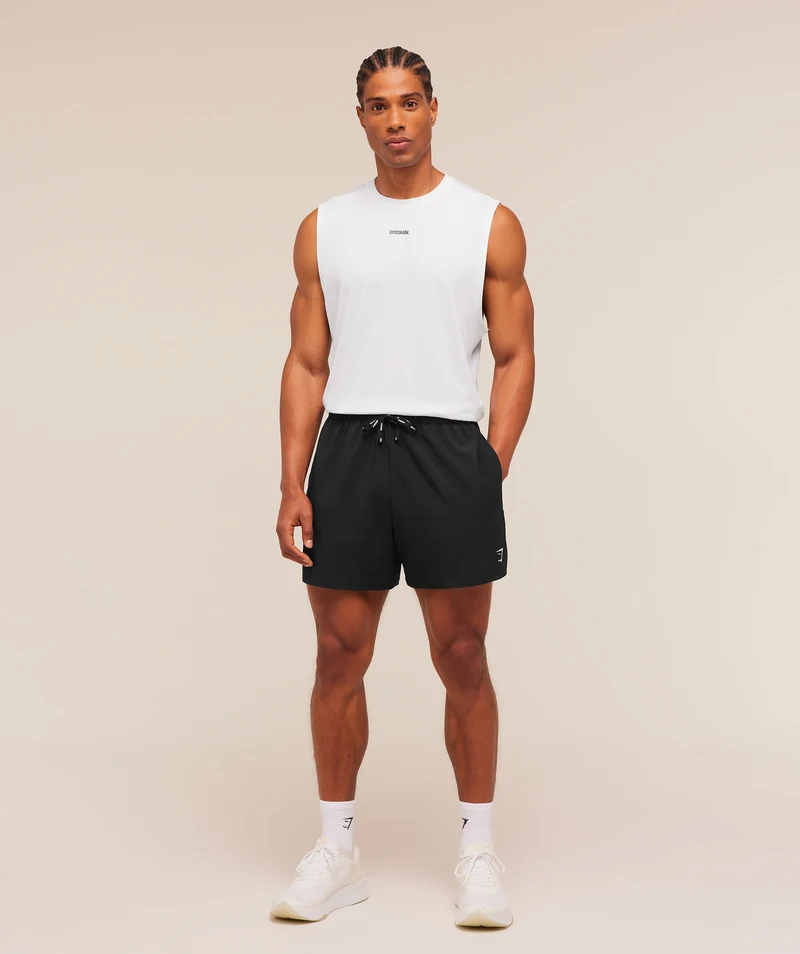 Gymshark Train Cut Off Tank - White
