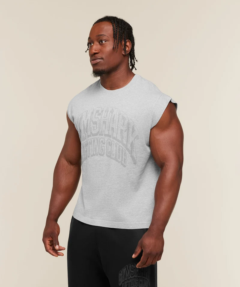 Gymshark GSLC Cut off tank - Soft Grey Marl
