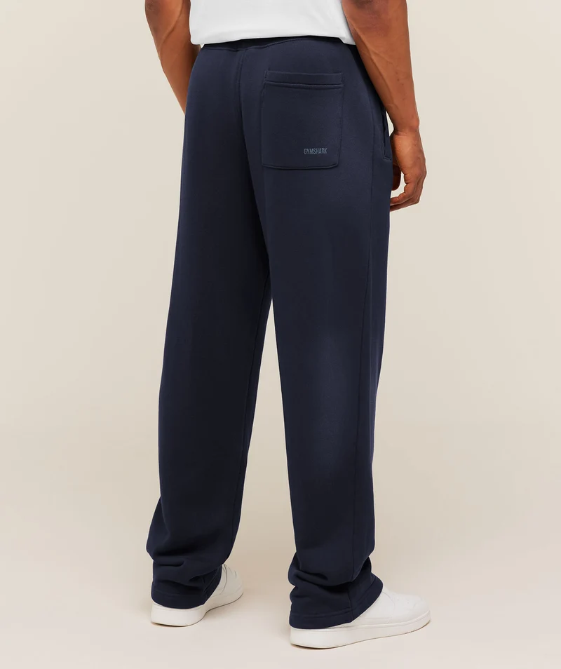 Gymshark GSLC Straight Leg Pants - Heavy Blue/Wash