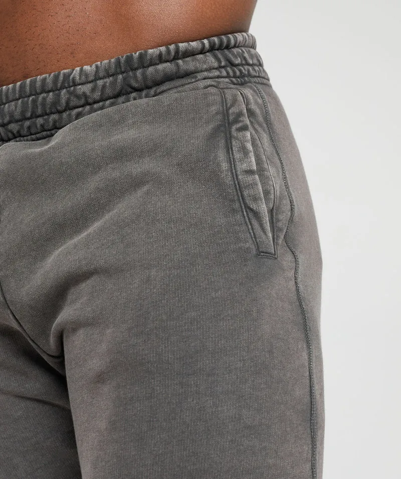 Gymshark Power Washed Jogger - Onyx Grey/Acid Wash Small Ball