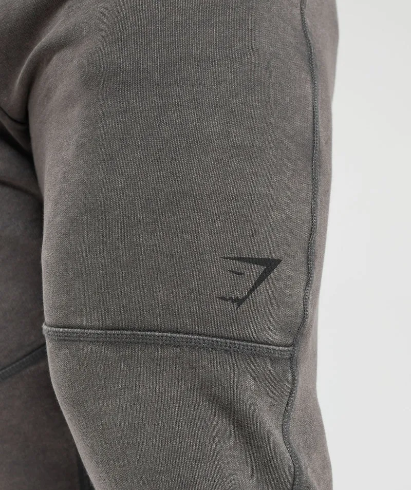 Gymshark Power Washed Jogger - Onyx Grey/Acid Wash Small Ball