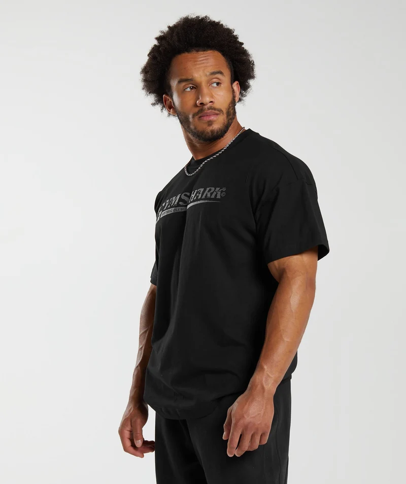 Gymshark Pump Cover T-Shirt - Black