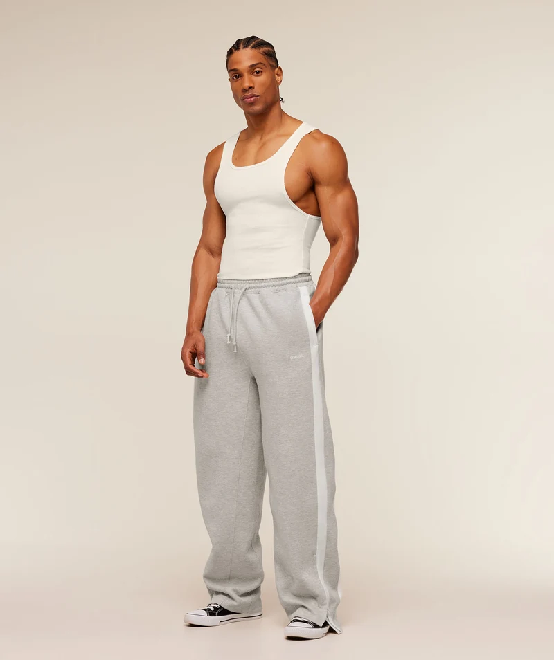 Gymshark x CBUM Straight Leg Jogger - Bros Stone Grey Marl