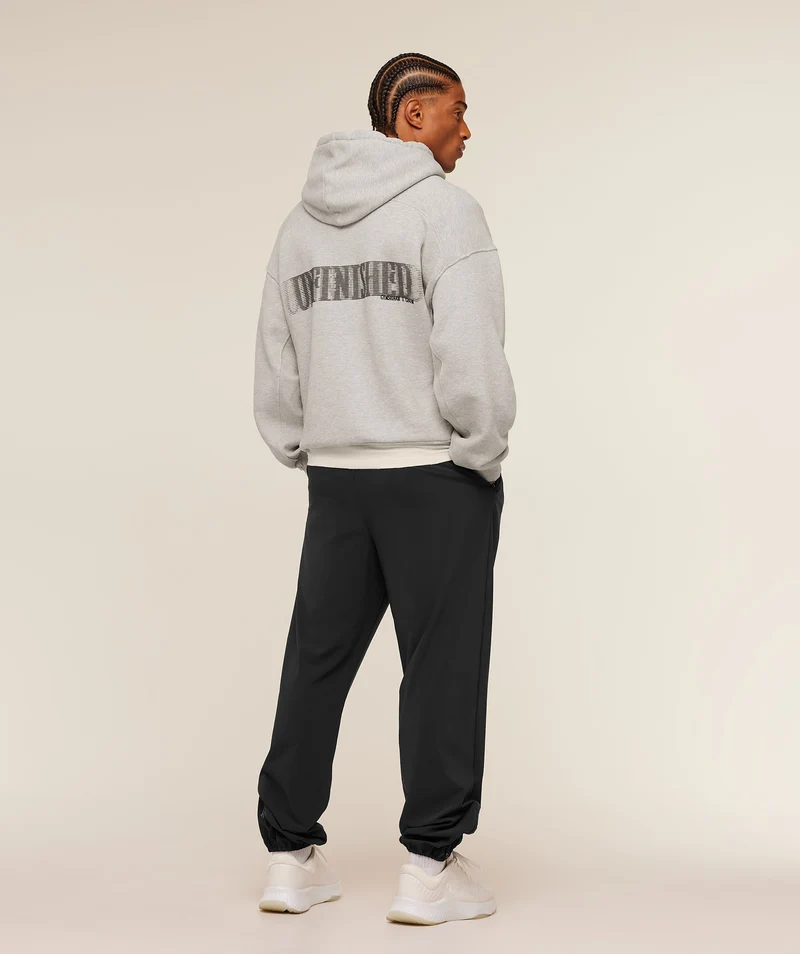 Gymshark x CBUM Washed Hoodie - Bros Stone Grey Marl