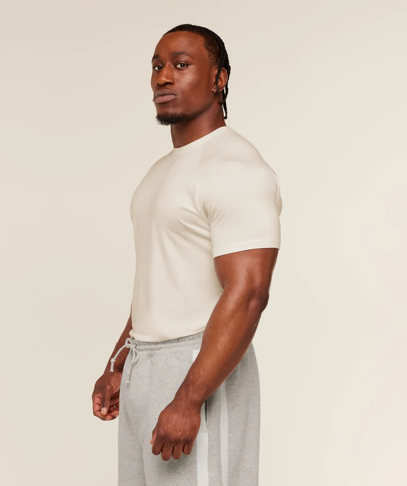 Gymshark x CBUM Essential T-Shirt - Soft White