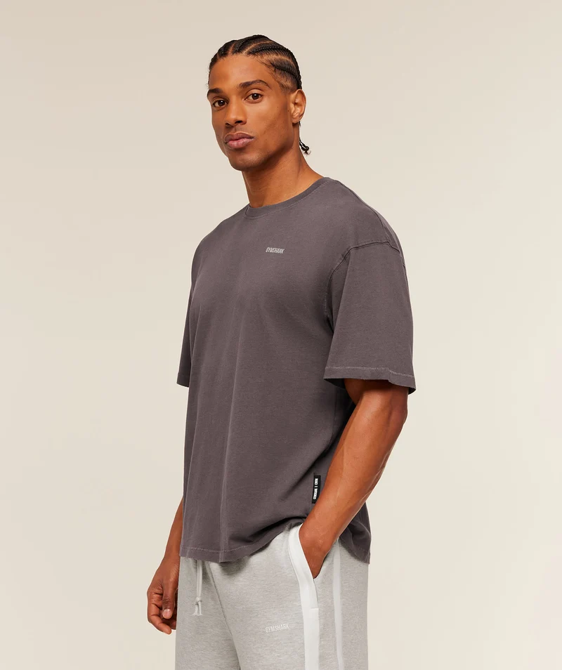Gymshark x CBUM T-Shirt - Greyed Purple
