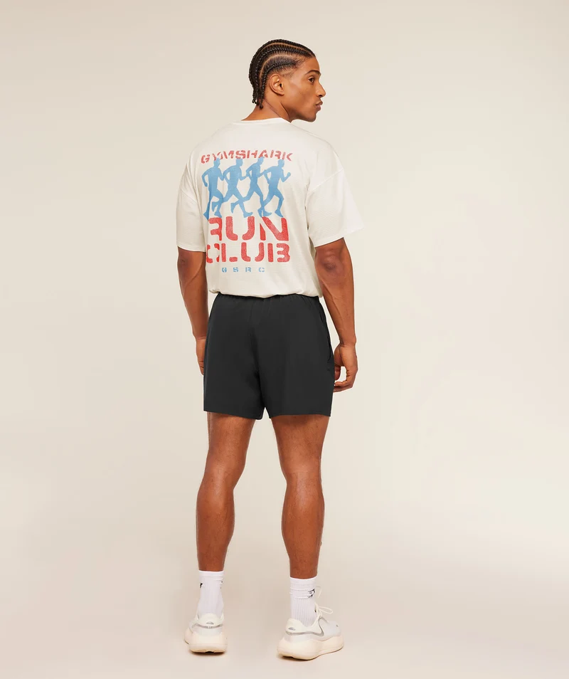 Gymshark GSRC Stencil Graphic T-Shirt - Soft White