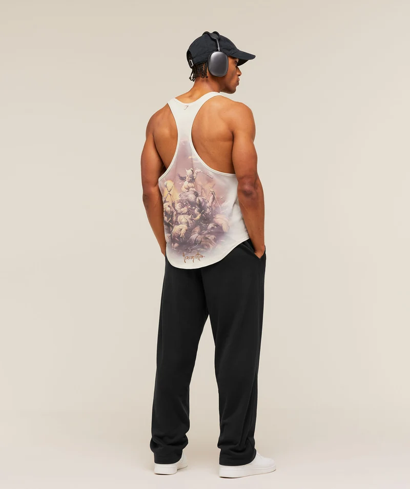 Gymshark x Frazetta Power Stringer - Tinted White