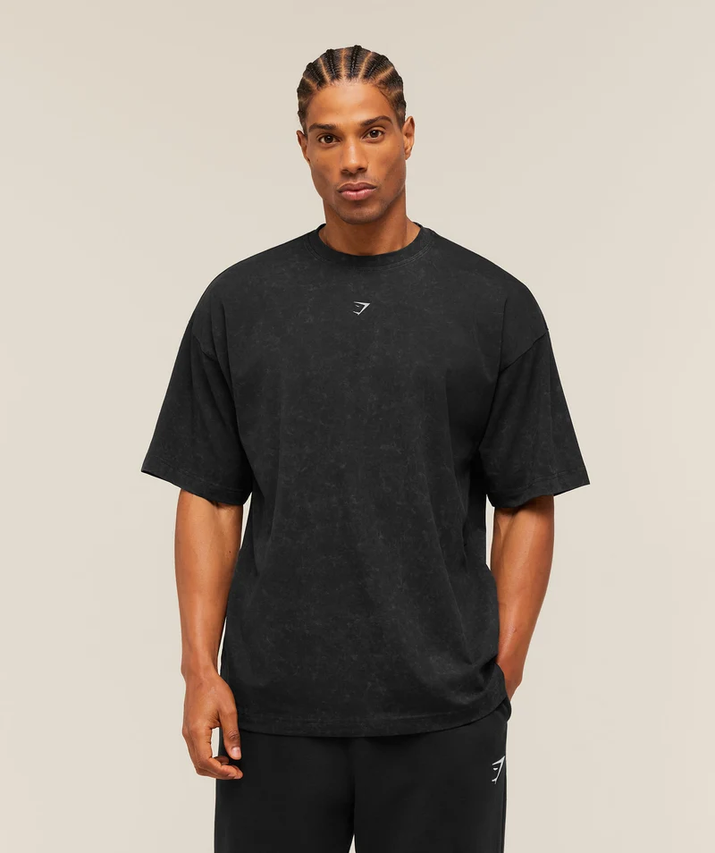 Gymshark x Frazetta Power T-Shirt - Black