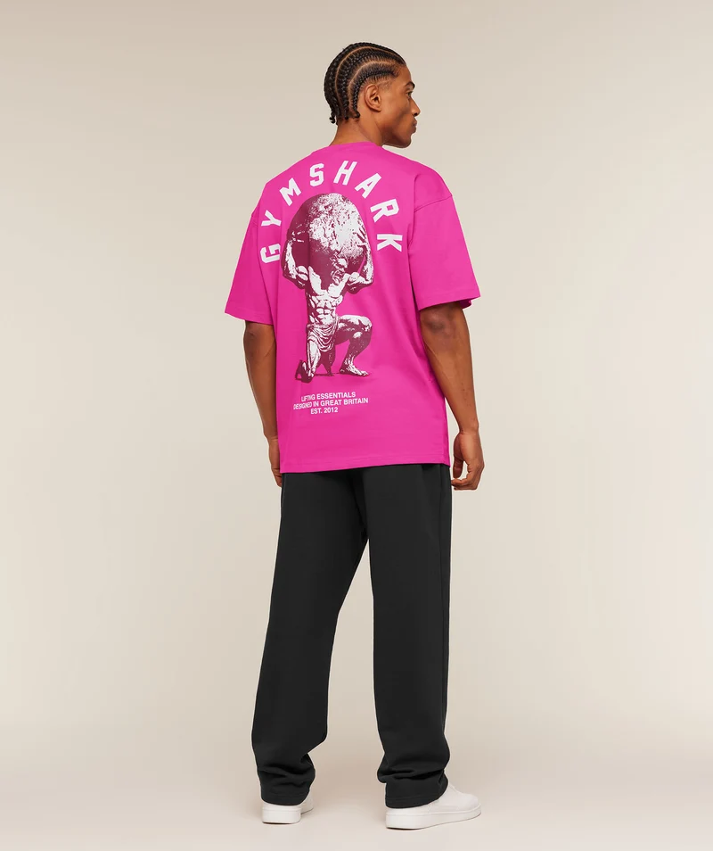 Gymshark Atlas T-Shirt - Super-Set Pink