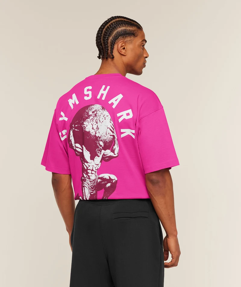 Gymshark Atlas T-Shirt - Super-Set Pink