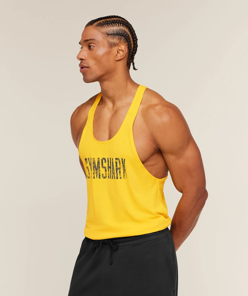 Gymshark Accent Tank - Athletic Yellow