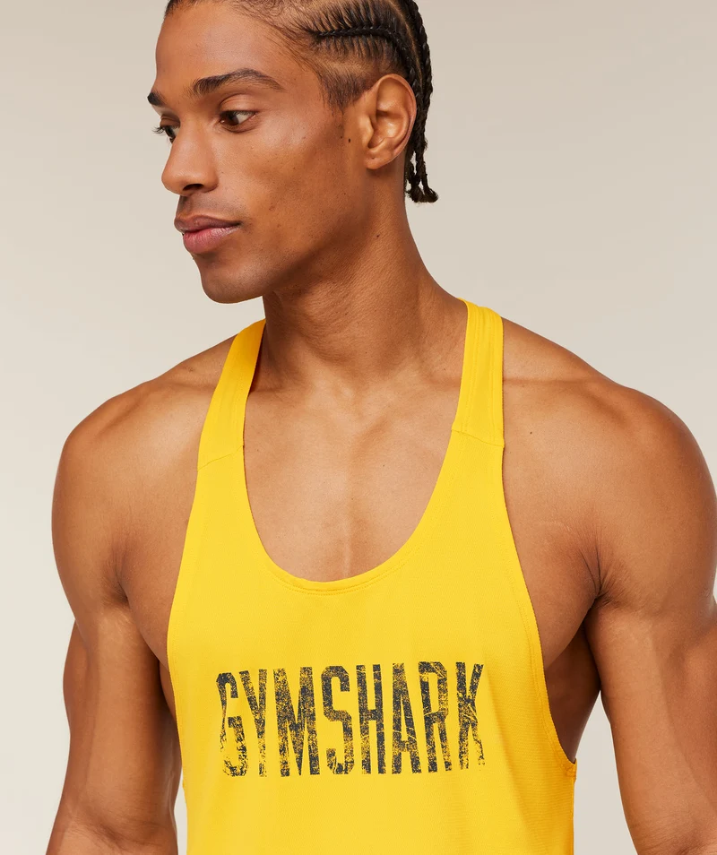 Gymshark Accent Tank - Athletic Yellow