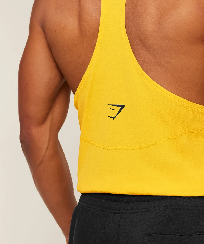 Gymshark Accent Tank - Athletic Yellow