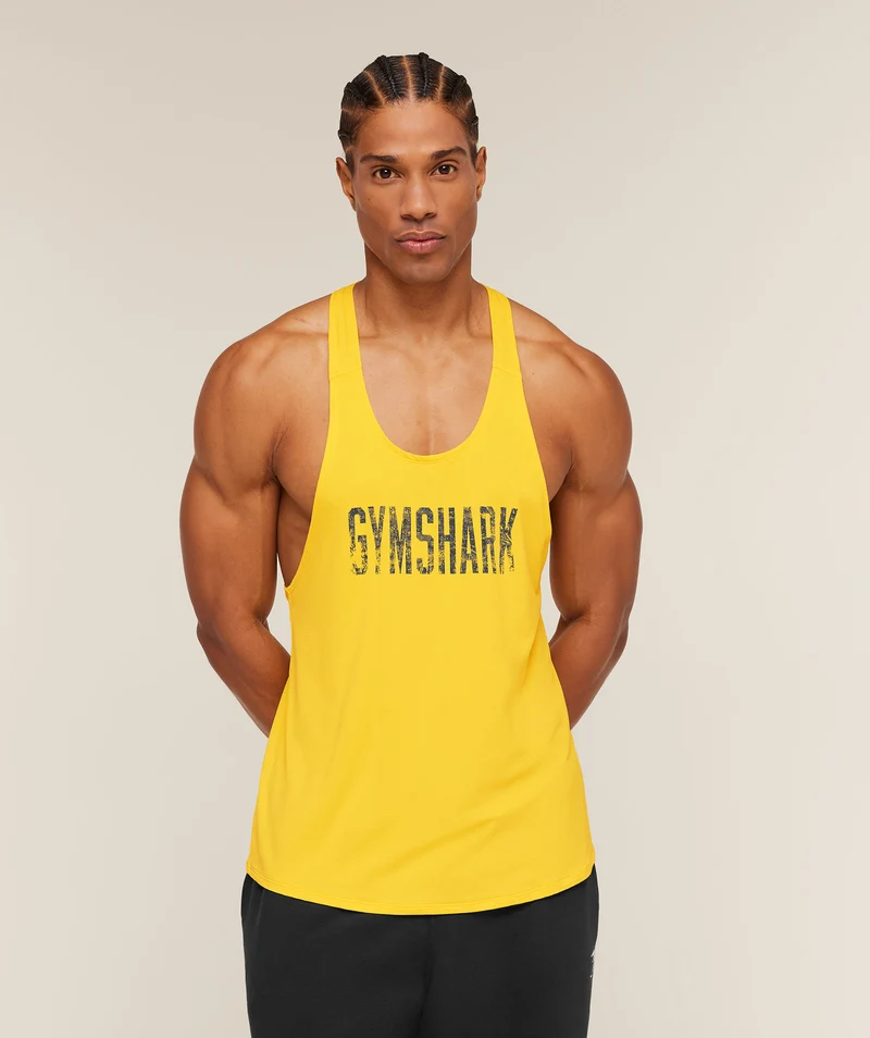 Gymshark Accent Tank - Athletic Yellow