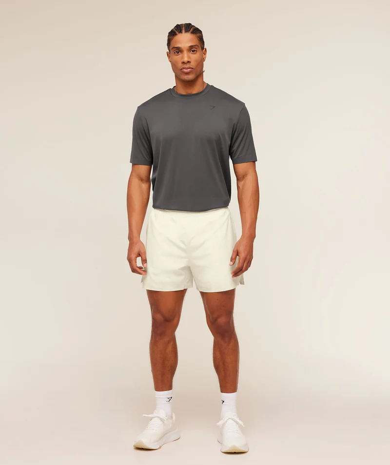 Gymshark Evolve 5" Short - Soft White