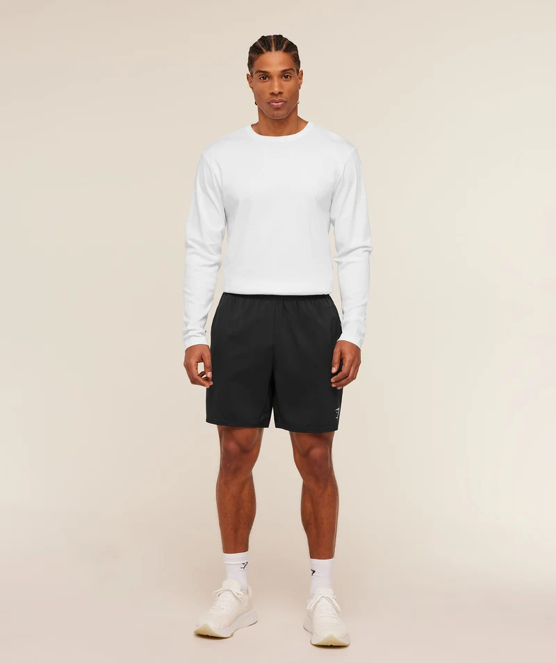 Gymshark Off Duty Long Sleeve T-Shirt - White