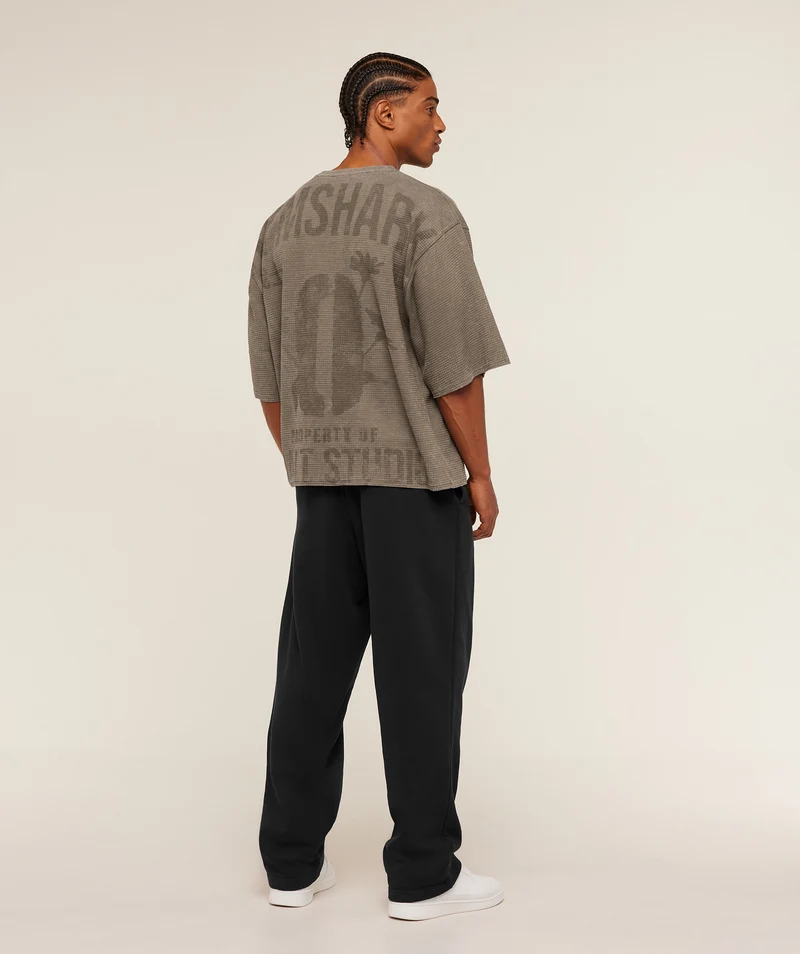 Gymshark x Saalt Studios Tee - Camo Brown/Wash