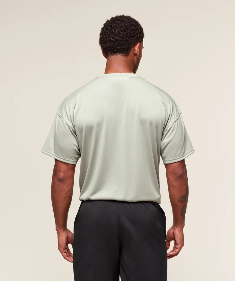 Gymshark Arrival Oversized T-Shirt - Stone Grey