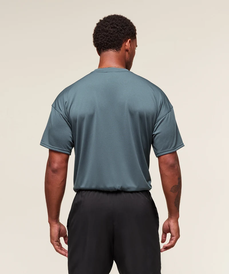 Gymshark Arrival Oversized T-Shirt - Titanium Blue