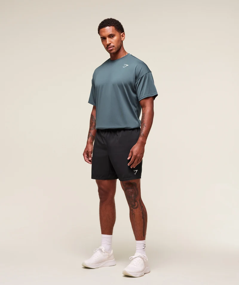 Gymshark Arrival Oversized T-Shirt - Titanium Blue