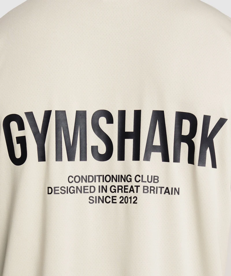 Gymshark Conditioning Club Oversized T-Shirt - Pebble Grey