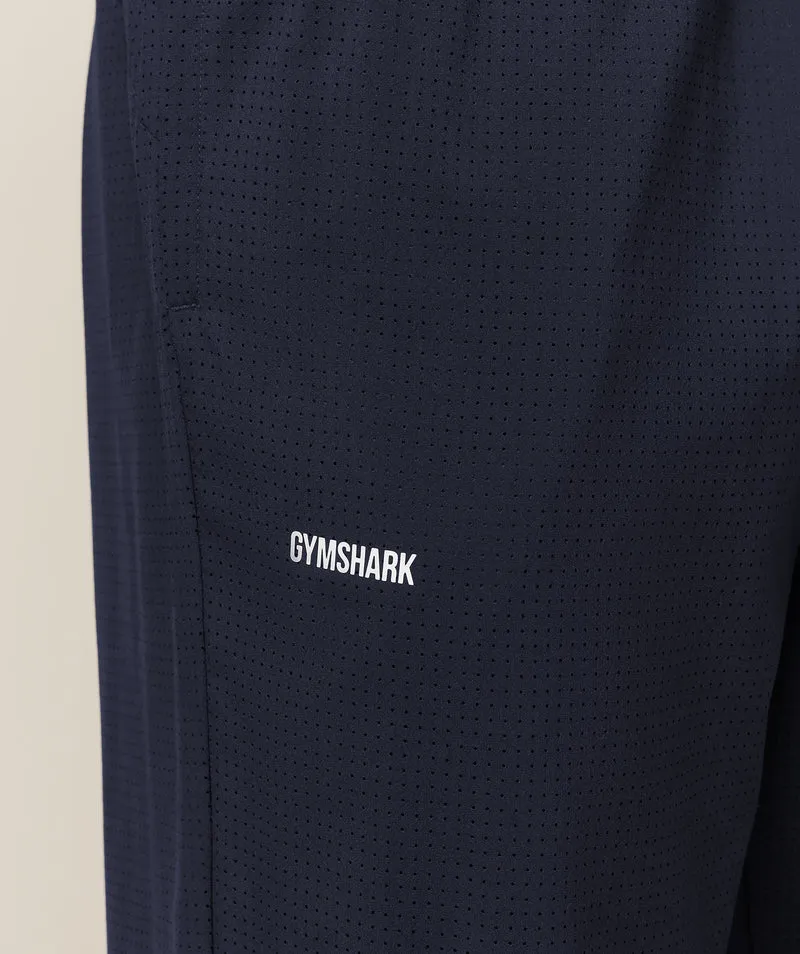 Gymshark Perforated Train Pants - Heavy Blue