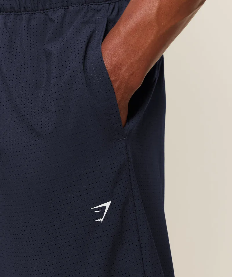 Gymshark Perforated Train Pants - Heavy Blue