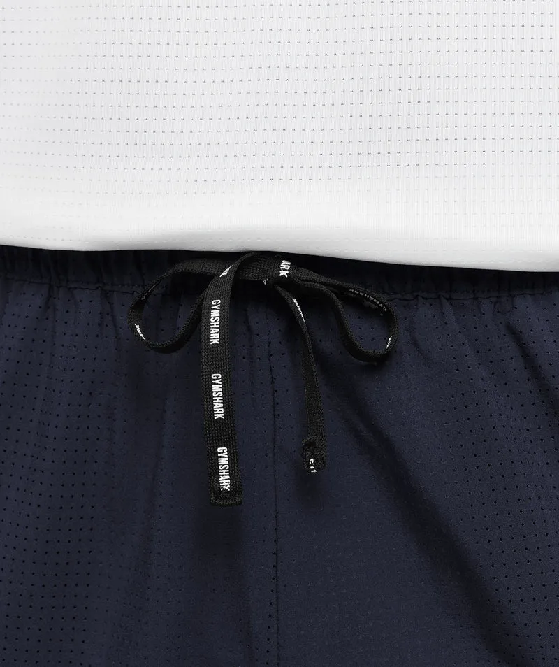 Gymshark Perforated Train Pants - Heavy Blue