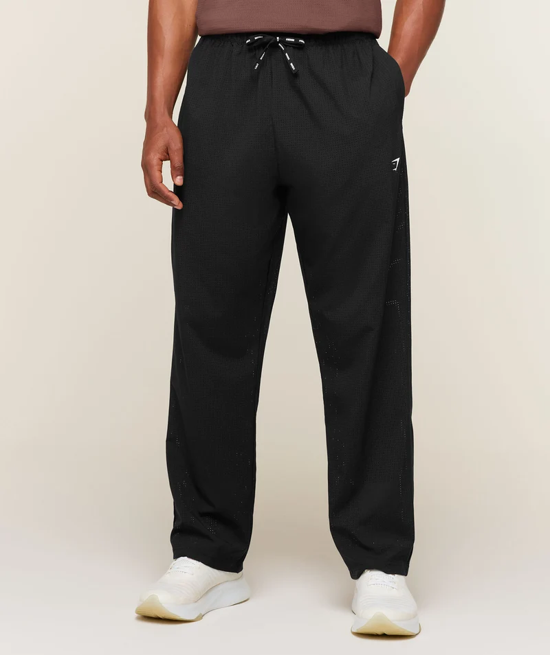 Gymshark Perforated Train Pants - Black